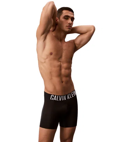 Calvin Klein Men's Intense Power Boxer Briefs In Black