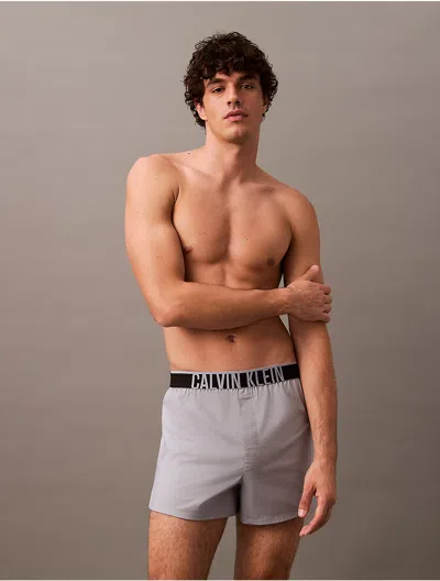 Calvin Klein Men's Intense Power Lounge Slim Woven Boxer