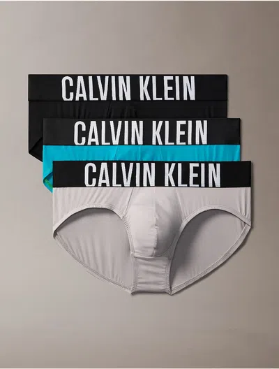 Calvin Klein Men's Intense Power Micro 3-pack Hip Brief In Multi
