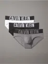 Calvin Klein Men's Intense Power Micro 3-pack Hip Brief In Black / Grey Sky / White