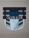 Calvin Klein Men's Intense Power Micro 3-pack Jock Strap In Shoreline / Poesidon / Arona