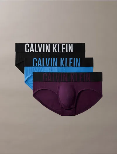 Calvin Klein Men's Intense Power Micro 3-pack Hip Brief In Multi