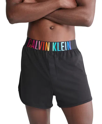 Calvin Klein Intense Power Pride Sleep Shorts In Black