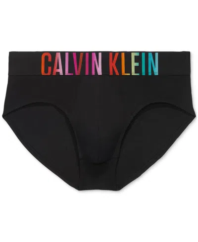 Calvin Klein Men's Intense Power Pride Low-rise Slip Briefs In Black