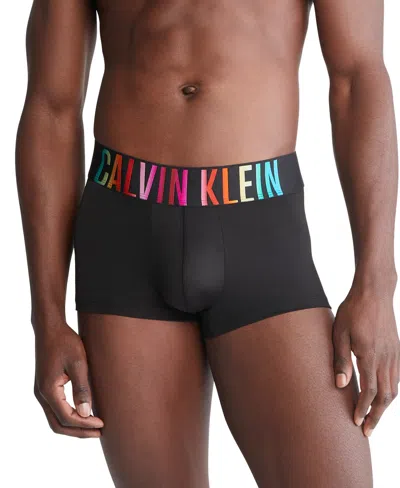 Calvin Klein Men's Intense Power Pride Low-rise Trunks In Black