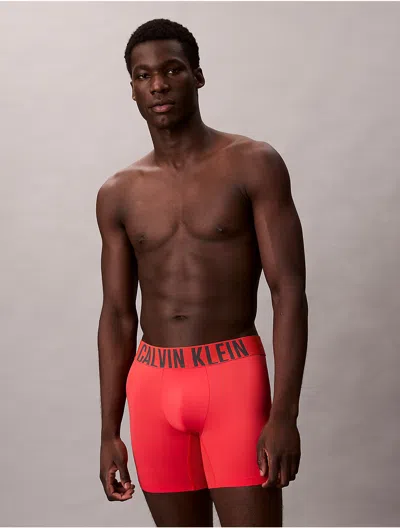 Calvin Klein Men's Intense Power Sport Boxer Brief In Red