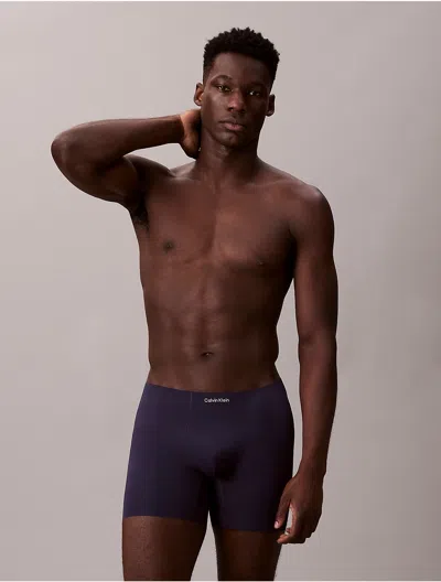 Calvin Klein Men's Invisibles Boxer Brief In Blue