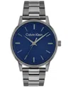 Calvin Klein Men's Ionic Plated Gray Steel Bracelet Watch, 41mm In Gray