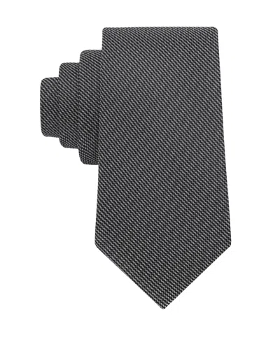 Calvin Klein Men's Irene Solid Tie In Gray