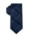 Calvin Klein Men's Isabella Grid Tie In Blue