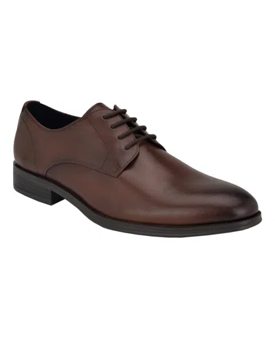 Calvin Klein Men's Jack Lace Up Dress Oxford In Brown