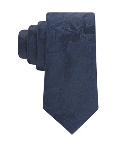 Calvin Klein Men's Kaiden Botanical Tie In Blue