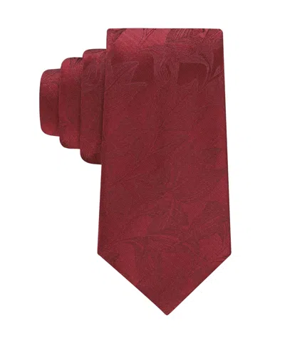 Calvin Klein Men's Kaiden Botanical Tie In Red