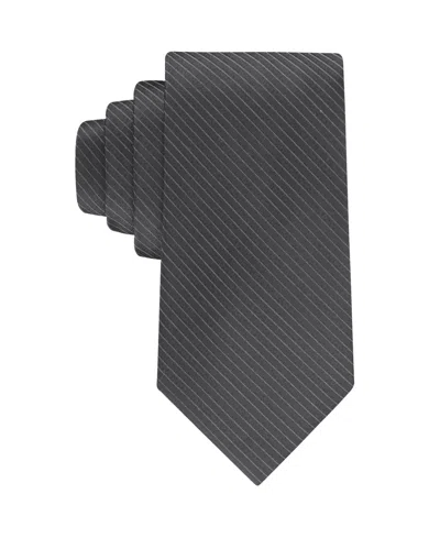 Calvin Klein Men's Kiara Pin Stripe Tie In Gray