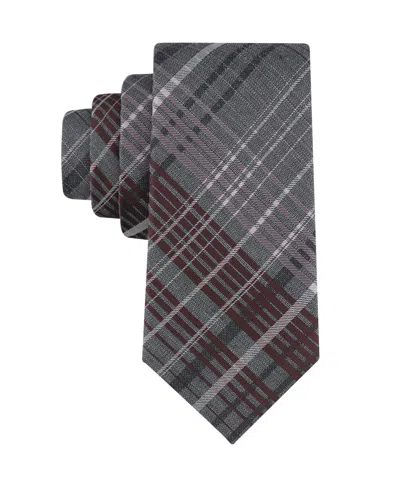 Calvin Klein Men's Kingston Plaid Tie In Multi