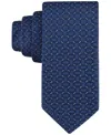 Calvin Klein Men's Kinzie Geo-pattern Tie In Navy