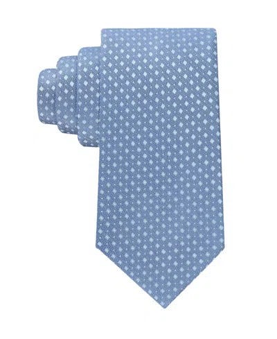 Calvin Klein Men's Lavon Neat Tie In Blue