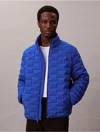 Calvin Klein Men's Lightweight Quilted Goose Down Puffer Jacket In Blue