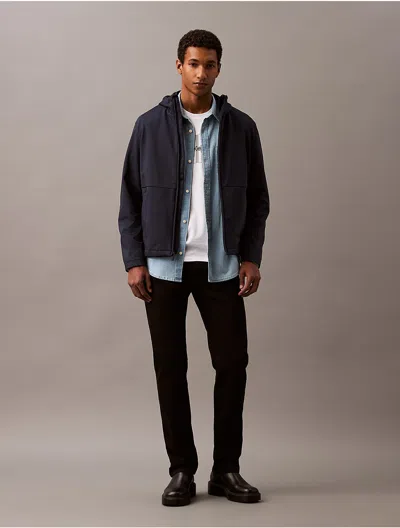 Calvin Klein Men's Lined Soft Shell Jacket In Dark Sapphire