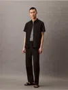Calvin Klein Men's Linen Cotton Pull-on Pants