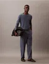 Calvin Klein Men's Linen Cotton Pull-on Pants In Grisaille