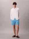 Calvin Klein Men's Ripstop Pull-on Shorts In Blue