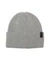 Calvin Klein Men's Links Ribbed Cuff Hat In Gray