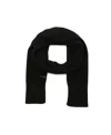 Calvin Klein Men's Links Ribbed Knit Scarf In Black