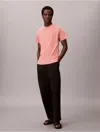 Calvin Klein Men's Liquid Touch Crewneck T-shirt In Pink