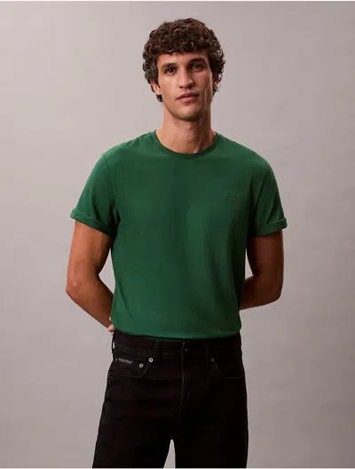 Calvin Klein Men's Liquid Touch Crewneck T-shirt In Animal Print
