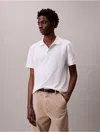 Calvin Klein Men's Liquid Touch Polo Shirt In Brilliant White