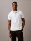 Calvin Klein Men's Liquid Touch Polo Shirt In Ice Flow