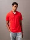 Calvin Klein Men's Liquid Touch Polo Shirt In Red Alert