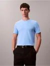 Calvin Klein Men's Liquid Touch Slim T-shirt In Blue