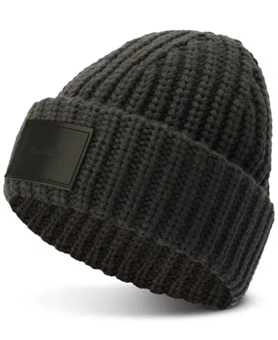 Calvin Klein Men's Lofty Shaker Logo Beanie In Brown