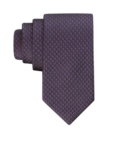 Calvin Klein Men's Logan Geometric Tie In Purple