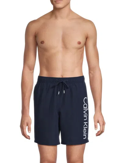 CALVIN KLEIN MEN'S LOGO DRAWSTRING SHORTS