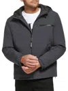 Calvin Klein Water Resistant Hooded Jacket In Iron
