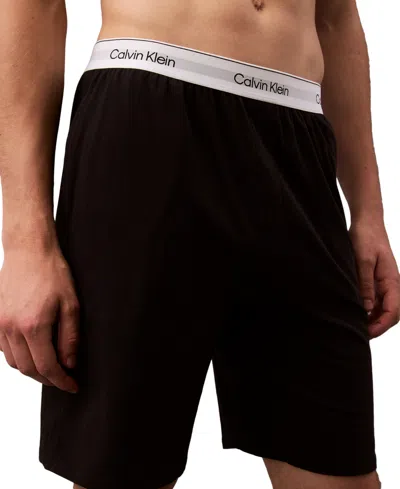 Calvin Klein Men's Logo Sleep Shorts In Black