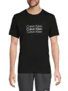 Calvin Klein Men's Logo T-shirt In Black