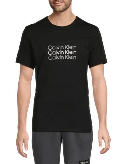 Calvin Klein Men's Logo T-shirt In Black