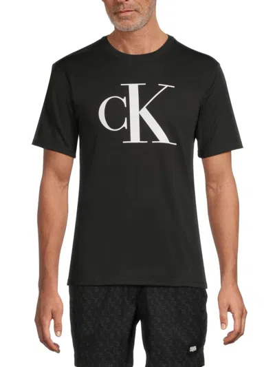 Calvin Klein Men's Logo T-shirt In Black