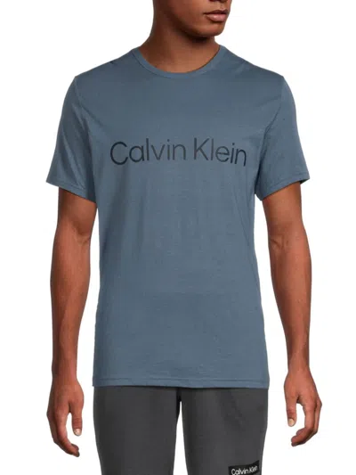 Calvin Klein Men's Logo T-shirt In Blue