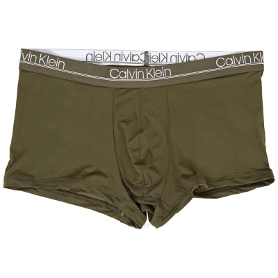 Calvin Klein Men's Low Rise Trunk In Green