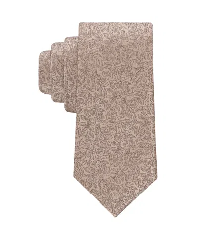 Calvin Klein Men's Lucy Floral Classic Tie In Brown