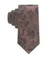 Calvin Klein Men's Maddison Botanical Tie In Brown