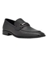 Calvin Klein Malcome 2 Mens Leather Slip-on Loafers In Black Saffiano