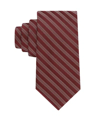 Calvin Klein Men's Margot Stripe Tie In Red