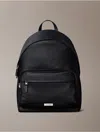Calvin Klein Men's Matte Nylon Backpack In Black