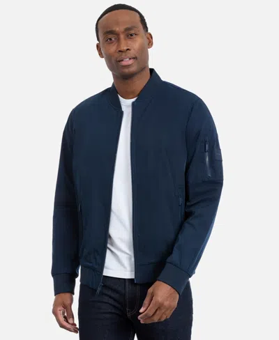 Calvin Klein Men's Memory Flight Bomber Jacket In Multi